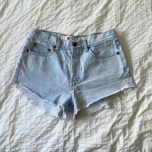 Brandy Melville Light Wash 100% Cotton Jean Shorts